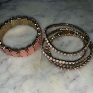 Pink Tones Bracelet Set